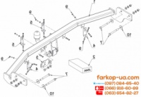 Тягово-сцепное устройство (фаркоп) Hyundai Santa Fe (2006-2012)