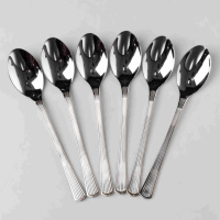 Набір столових ложок 6 штук із нержавіючої сталі 21 см ложки столові посуд нержавійка харчування HP-16978-01