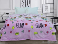 Плед велсофт (мікрофібра) LOL GLAM