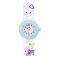 Дитячий годинник Better 001 Magic Blue-White кварцовий з білим силіконовим ремінцем