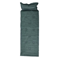 Матрас в палатку надувной 175х60х2 см матрас походный туристический с подголовником Зеленый SJ-0028-1GR