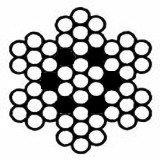 Трос нержавеющий DIN 3055 (7x7). Трос нержавеющий DIN 3060 (7x19) 1мм