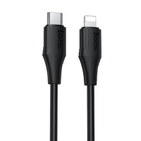 Дата кабель Hoco X124 Bien silicone Type-C to Lightning 27W (1m)