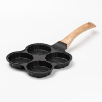 Сковорода для панкейків з антипригарним покриттям 19.5*19.5*2.5 см, чорний