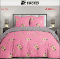 Комплект полуторної постелі, Жасмин Бязь Люкс, Тіротекс,