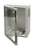 TENCE Пластиковий щит з монтажною панеллю  600х800х260 прозора дверцята для зовнішнього монтажу