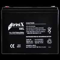 Trinix TGL12V75Ah/20Hr Аккумулятор гелевый 12В 75А•ч