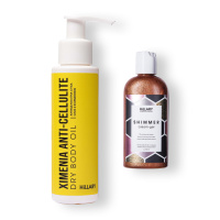 Антицелюлітна суха олія з ксименією + Шиммер крем-гель