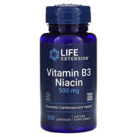 Life Extension Vitamin B3 Niacin 500 mg 100 капсул