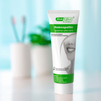 Органическая зубная паста Bisheffect-Homeopathic на основе бишофита, 75 ml – натуральная паста без фтора