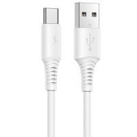 USB зарядний кабель Borofone BX47 Coolway USB to Type-C (1m) Білий - купити в SmartEra.ua