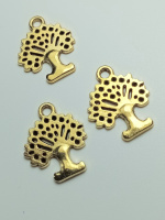 Подвеска. Размер - 17×15 мм. Металл. Цвет - золото