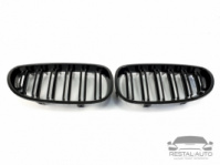 Ноздри на BMW 5 Series E60 2003-2010 год Черные Глянцевые ( Двойные M-Look )