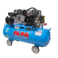 Компресор ремінний 100л E.C. ALFA ALC100-2/230V (3.8кВт/660л/хв)