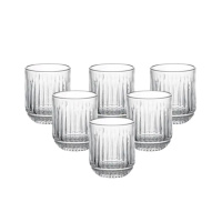 Набор стаканов 6 шт по 250 мл из толстого стекла HP4150