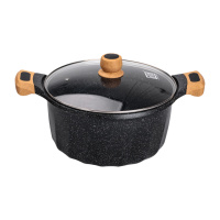 Каструля алюмінієва MGC 11 л з антипригарним покриттям, чорний