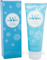 Очисна пінка з колагеном для сяйва шкіри Enough W Collagen Pure Shining Foam Cleansing