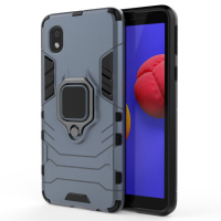 Ударостійкий чохол Transformer Ring for Magnet для Samsung Galaxy M01 Core / A01 Core (Сірий / Metal slate) - купити в SmartEra.ua