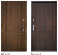 АКЦІЯ Двері вхідні GALICIA Гармонія 008 Дуб темний, 860x2050