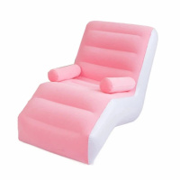 Надувний диван – крісло з підлокітниками Inflatable Sofa · Портативне складане крісло для дому, дачі, туризму та відпочинку, 140х85х80 см