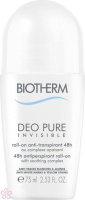 Роликовый дезодорант Biotherm Deo Pure Invisible 48Н 75 мл