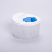 Сушилка для зелени и листьев салата 22×21×16 (см) ручная мойка сушилка для зелени, овощей и ягод Синий HP-45-17BL