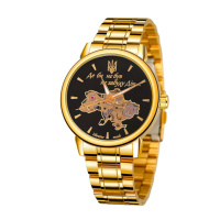 Чоловічий механічний годинник Awarder 022 Gold-Black Metall Не Забуду Дім з автопідзаводом