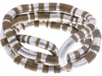 Чокер коричнево-серебристый