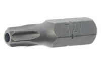 Бита TORX T27Hх25ммL с отверстием,1/4« ROCKFORCE RF-1272527