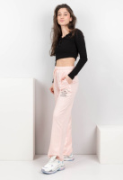 Жіночі світло-рожеві спортивні брюки