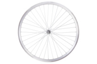 Колесо пер. VLT 28« AL 36H двост. под V-br з проточкою silver; Втулка SHUNFENG SF-HB03F на гайках