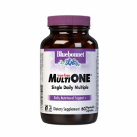 Мультивитамины без железа, MultiONE, Bluebonnet Nutrition, 60 вегетарианских капсул