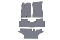 Резиновые Коврики Carsuit (3 Ряда, Серые) для Peugeot 5008 2024- гг