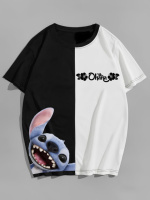 Футболка оверсайз Ліло и Стіч - комбінований - 57-501