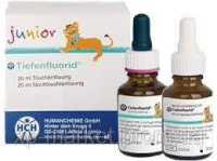 Эмаль-герметизирующий ликвид детский JUNIOR  (Tiefenfluorid JINIOR-Humanchemie) Упаковка 2*20мл