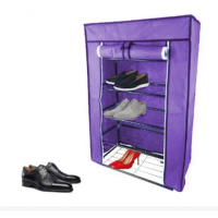 Стеллаж тканевый для хранения обуви Combination Shoe Frame 60X30X90 Фиолетовый