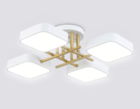 Светодиодная потолочная люстра SVLIGHT LED XI3350-4 WH+FGD 72W