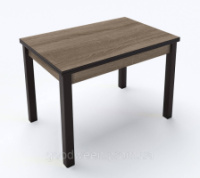 Стол обеденный раскладной Fusion furniture Марсель 1100 Венге/Дуб сонома трюфель