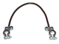 Перемичка АКБ для двоакумуляторних систем довжиною 40 см та перерізом провода 16 мм.кв з підсиленою свинцевою ремонтною клемою