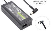 Блок питания для ноутбука Sony 19.5v 3.9a 75w 6.0x4.4 or 6.5x4.0mm (+pin) (Как оригинал) 1 день гар.