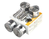 Поршень двигателя ЗАЗ 1102-05, Sens 1.3 (75.00) STD (поршень, палец) анодированные (к-т 4 шт.)