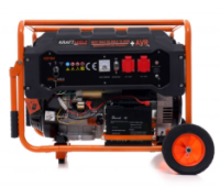 Генератор бензиновий 5,5 кВт Kraft&Dele KD164 AVR 12/230В, 1 фаза, 4-тактний, електричний та ручний запуск, бак 25 л (Польща)