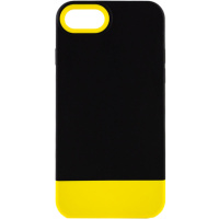 Чохол TPU+PC Bichromatic для iPhone SE 2 / 3 (2020 / 2022) / iPhone 8 / iPhone 7, Black / Yellow - купити в SmartEra.ua