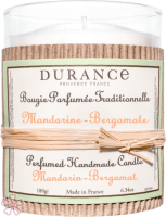 Парфюмированная свеча Durance Perfumed Handcraft Candle 180 г Мандарин Бергамот