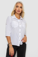 Блуза класична, колір білий, 230R72-1