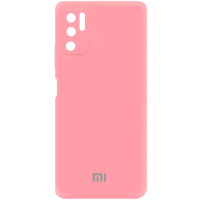 Чохол Silicone Cover My Color Full Camera (A) для Xiaomi Redmi Note 10 5G / Poco M3 Pro (рожевий / Pink ) - купити в SmartEra.ua