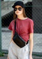 Сумка на пояс бананка високої якості українського виробництваКомфорт  -  чорна