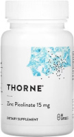 Thorne Zinc Picolinate 15 mg 60 капс.