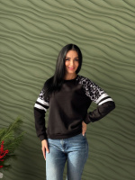 Теплий жіночий світшот «Today» | Норма Чорний, 42-44