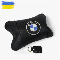 Ортопедична авто подушка BMW з натуральної шкіри – для комфорту в машині